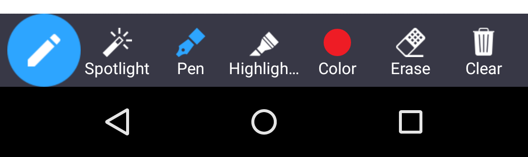 Android phone drawing tools